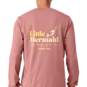 Youth - Little Mermaid - Mauve Long Sleeve - Extended Sizes