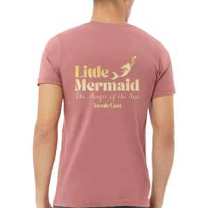 Youth - Little Mermaid - Mauve Short Sleeve - Extended Sizes